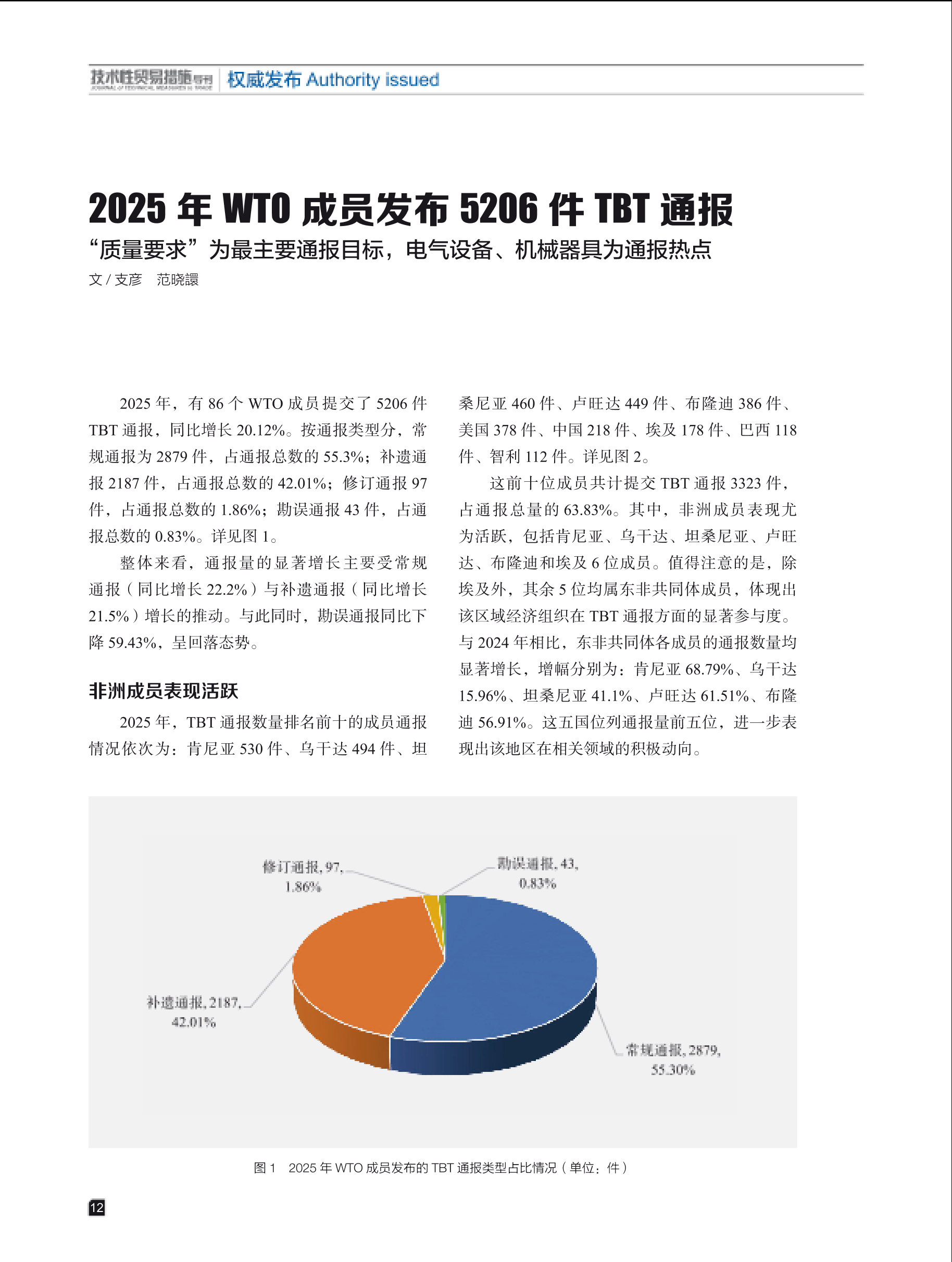 2026年第1期技术性贸易措施导刊 第14页