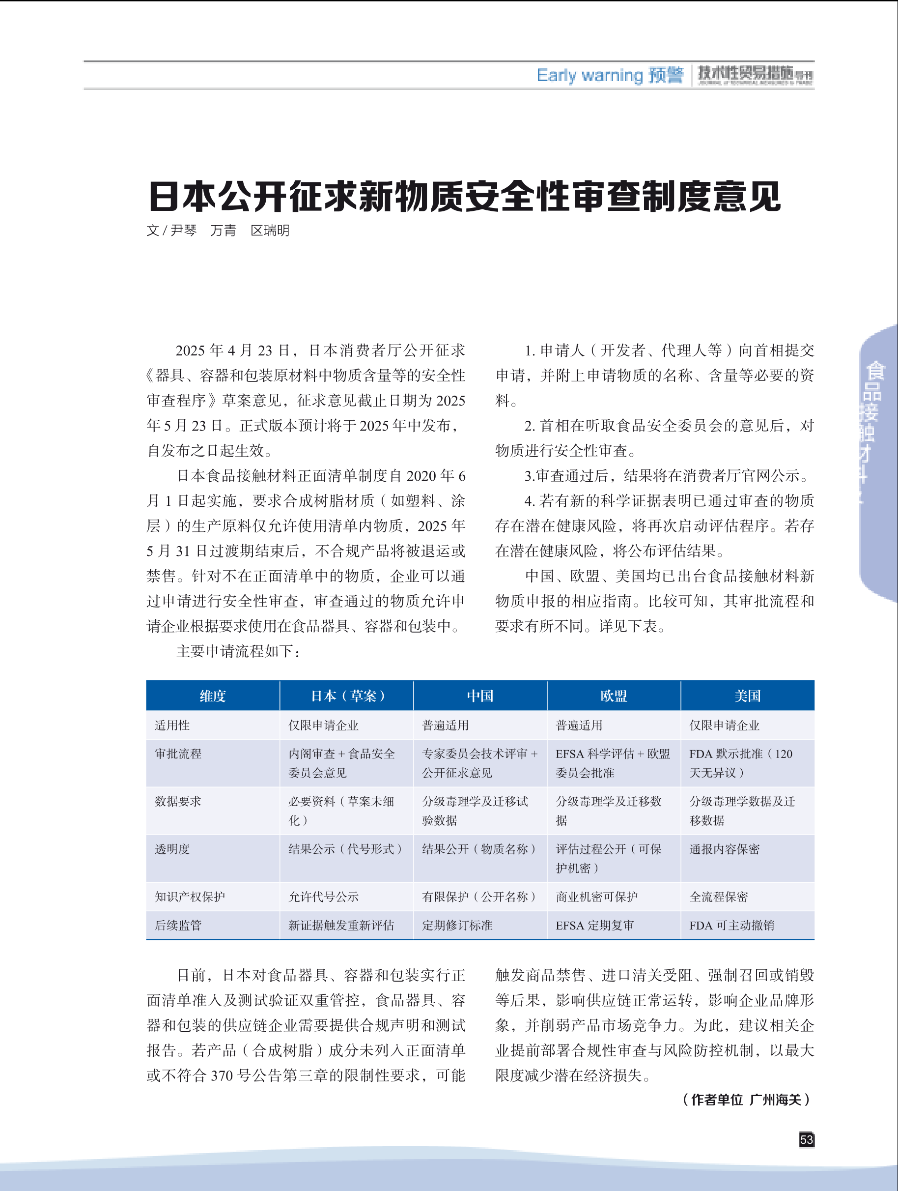 2025年第3期技术性贸易措施导刊 第55页