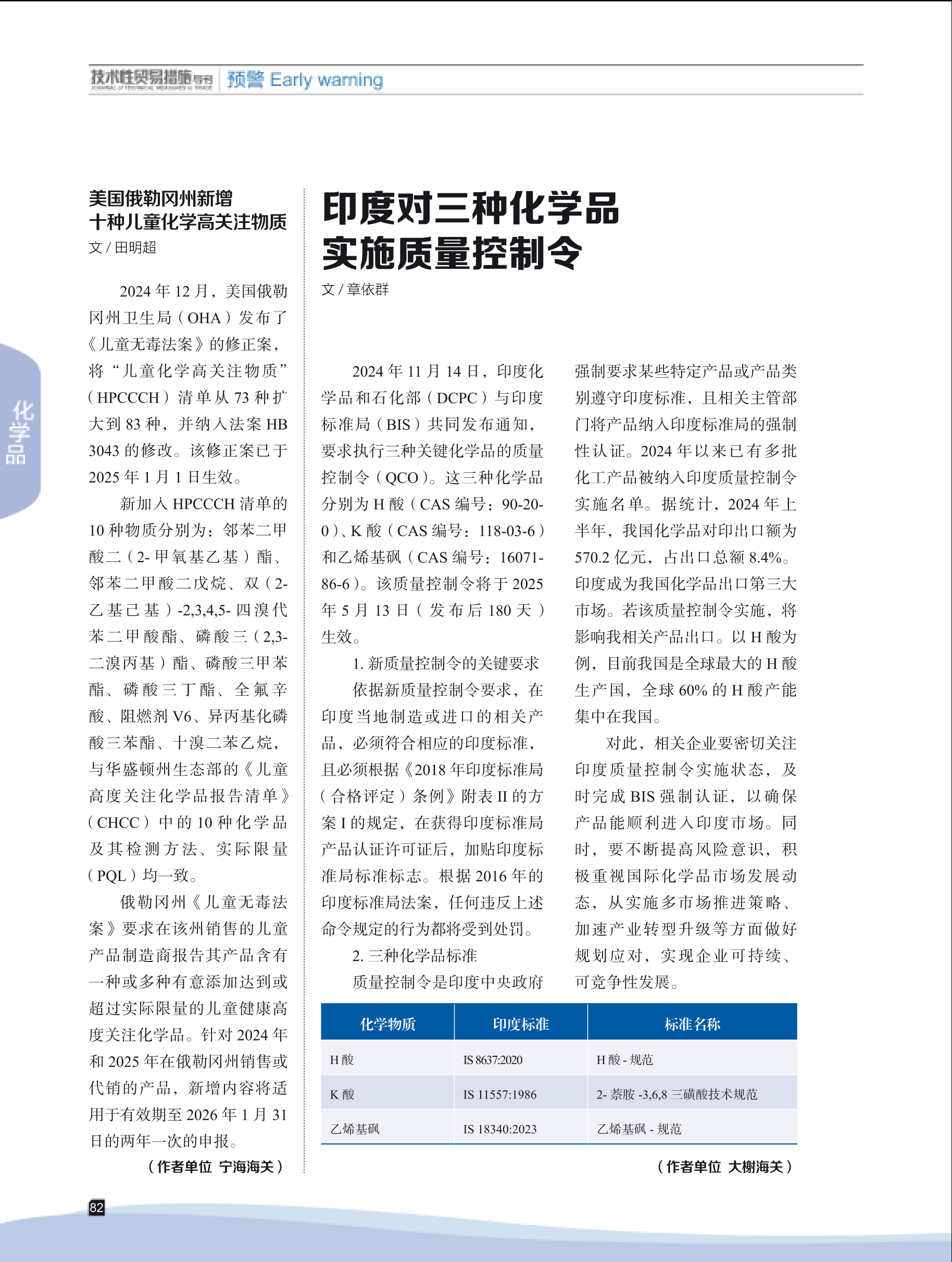 2025年第1期技术性贸易措施导刊 第84页