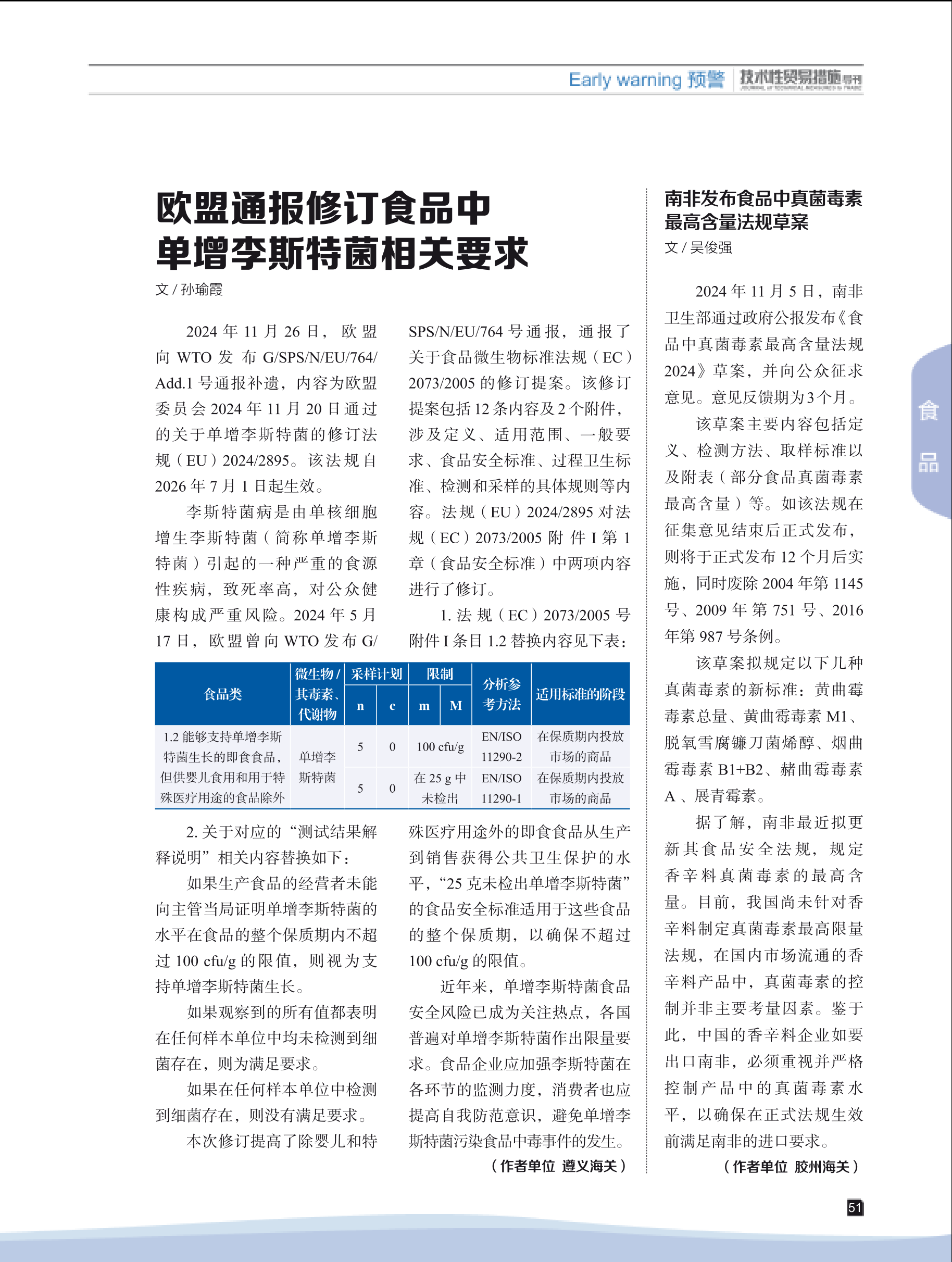 2024年第6期技术性贸易措施导刊 第53页