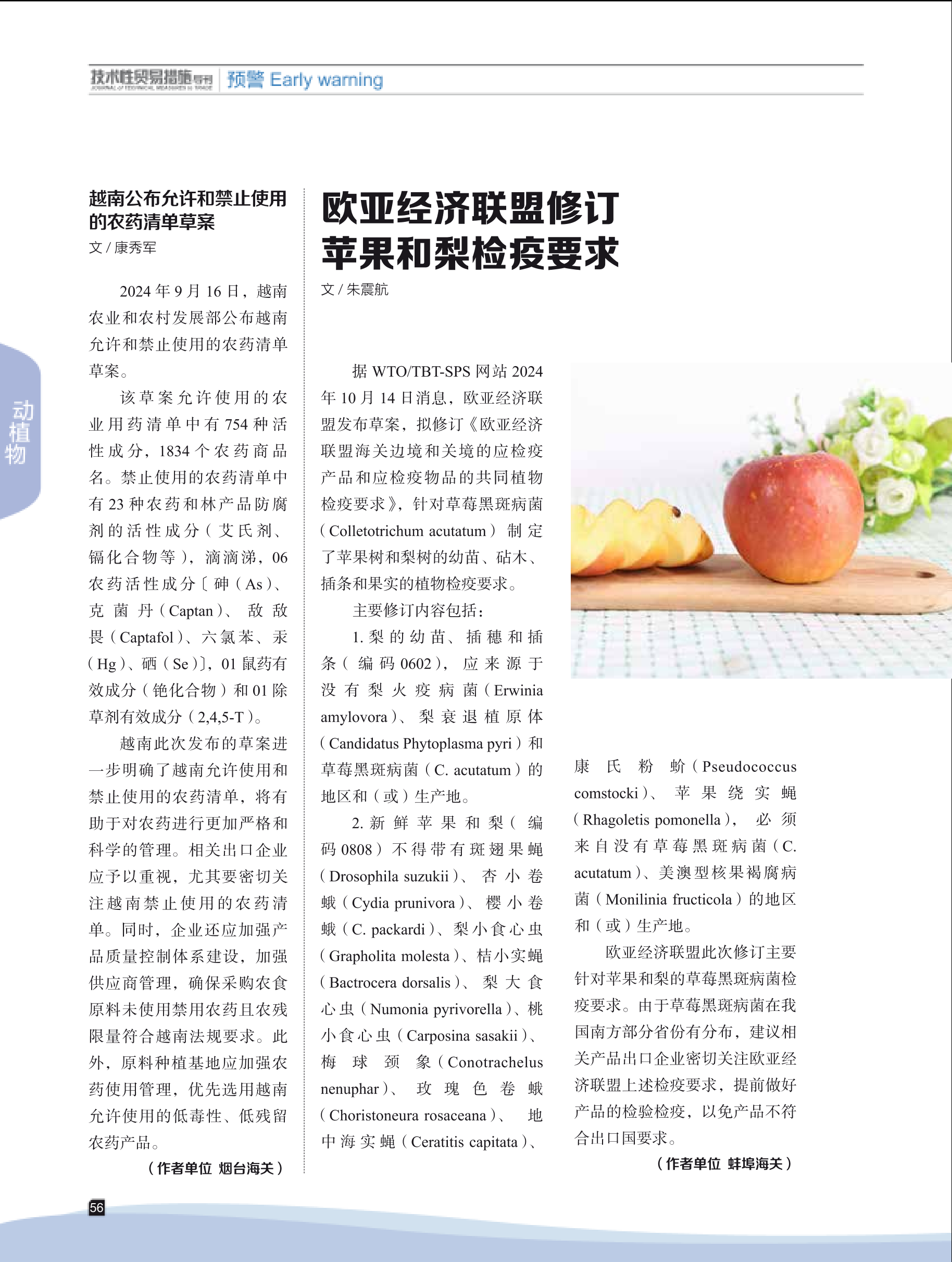 2024年第6期技术性贸易措施导刊 第58页