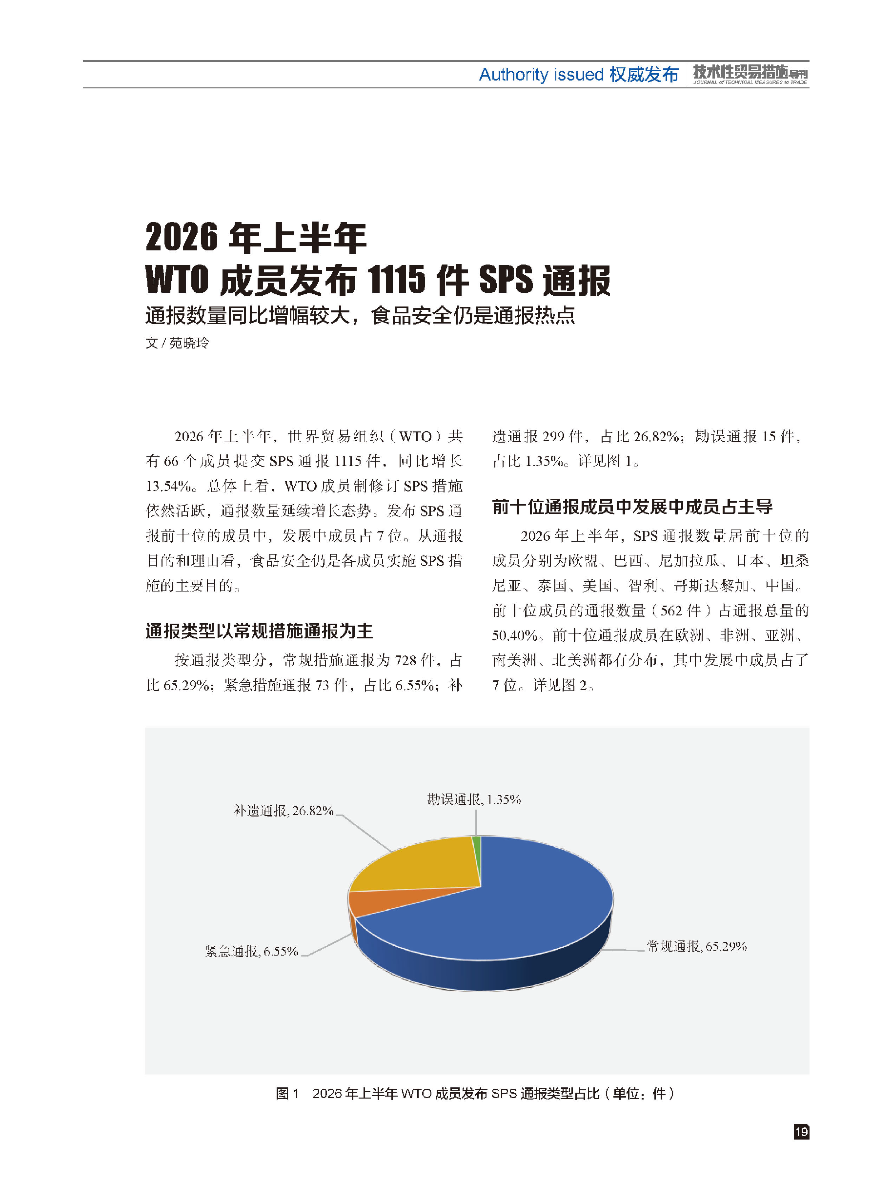 2026年第4期技术性贸易措施导刊 第21页