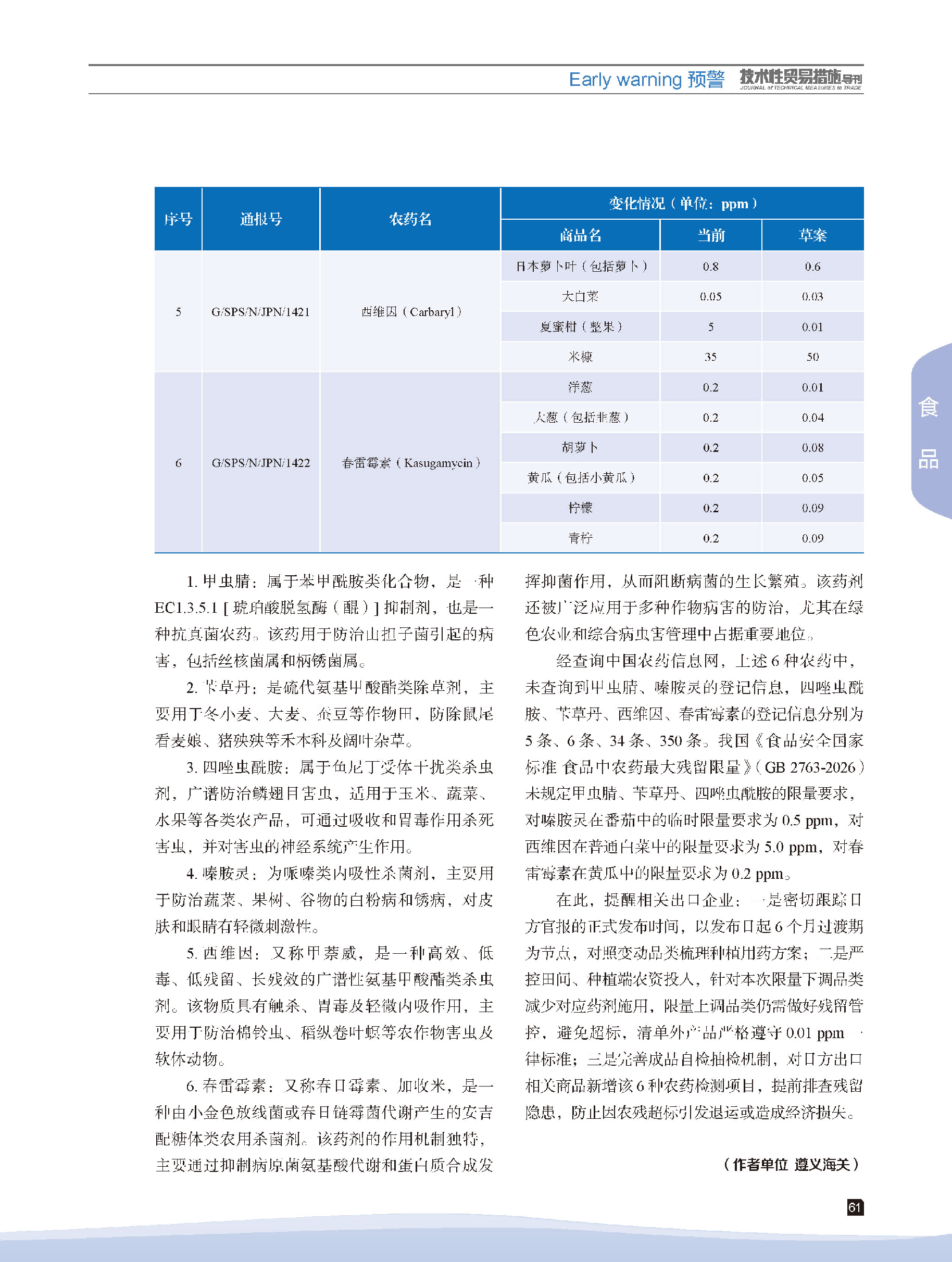 2026年第4期技术性贸易措施导刊 第63页