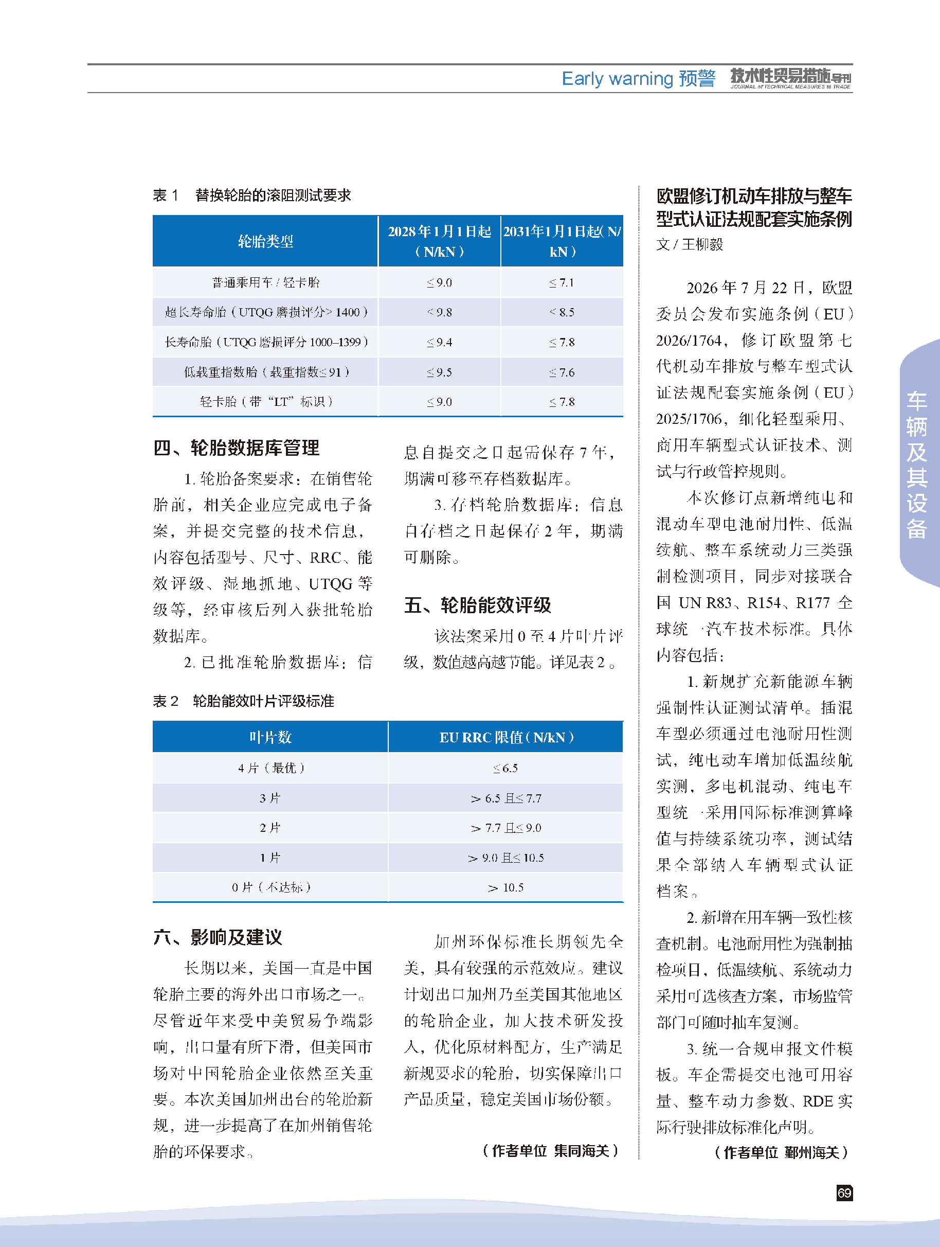 2026年第4期技术性贸易措施导刊 第71页